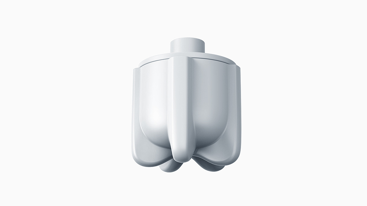 Author Zhou Buyi，industrial design，product design，Massager，beautiful，From Behance，