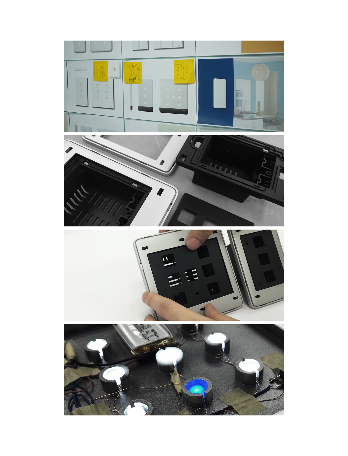 Light Switch，Intelligent switch，Home design，white，