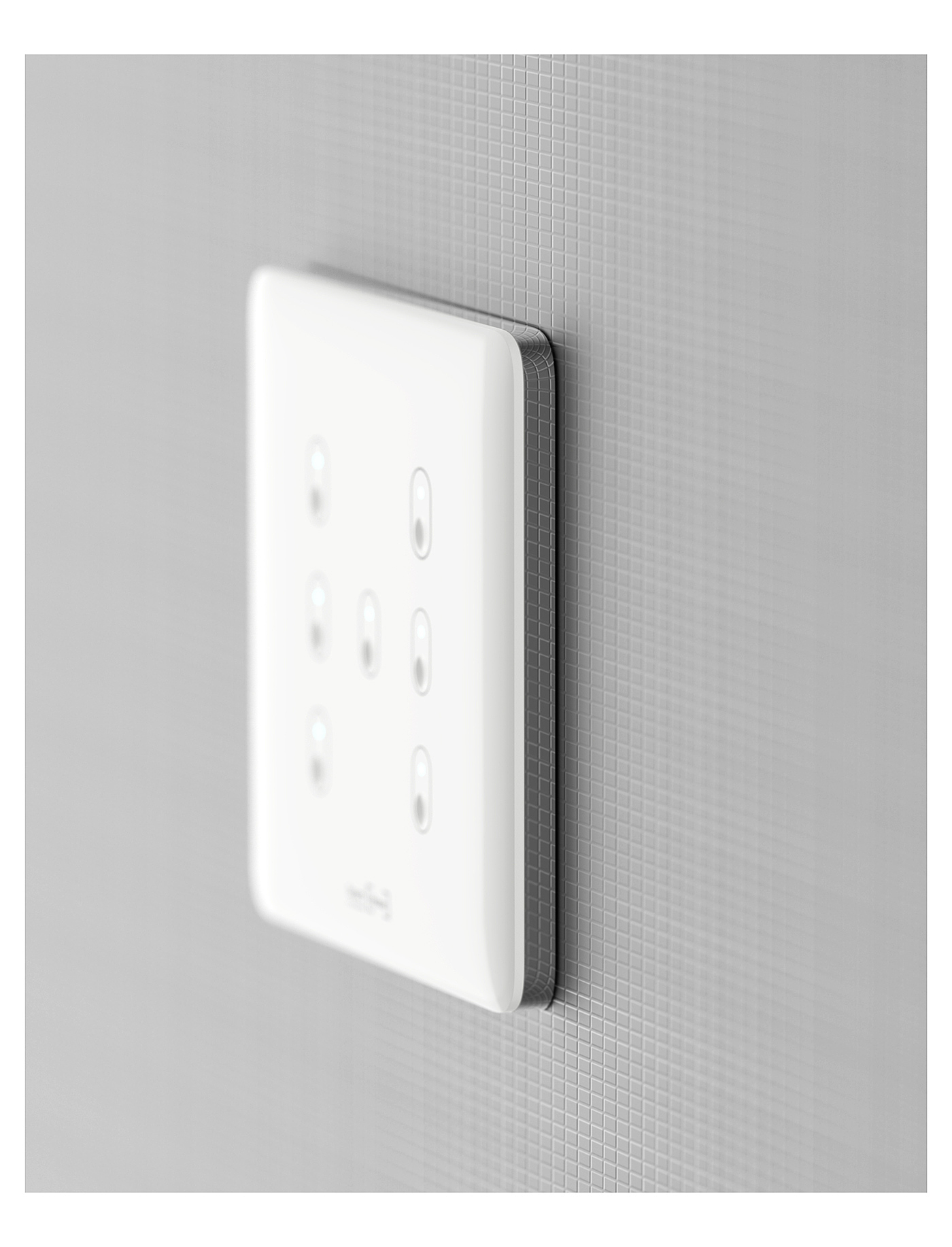 Light Switch，Intelligent switch，Home design，white，