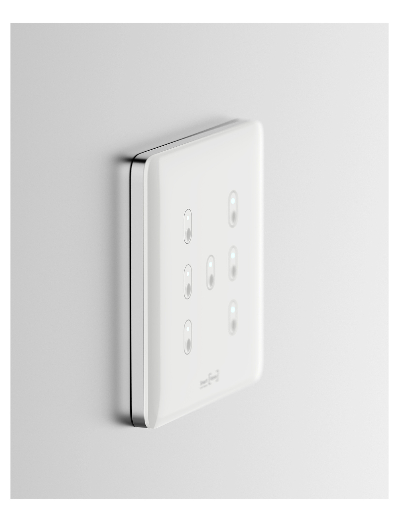 Light Switch，Intelligent switch，Home design，white，