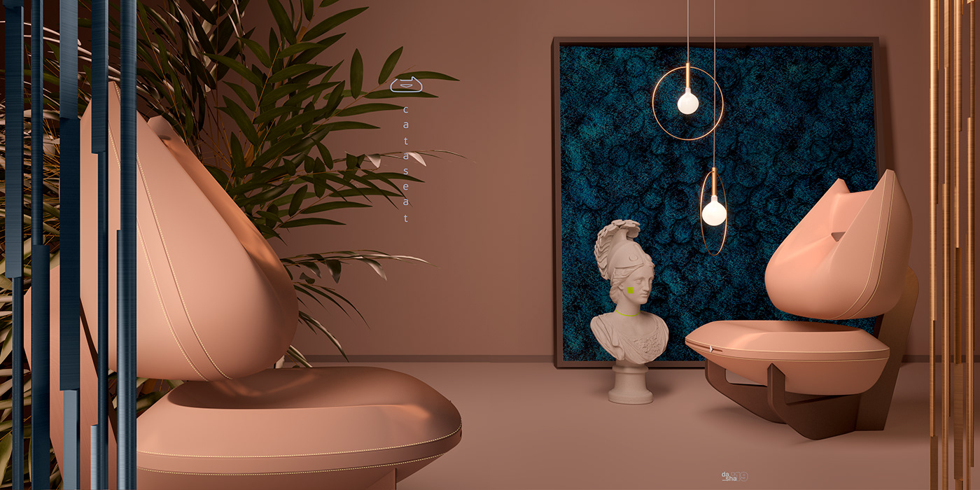 Bionics Design ，Chair design，c a t a e e e a t，