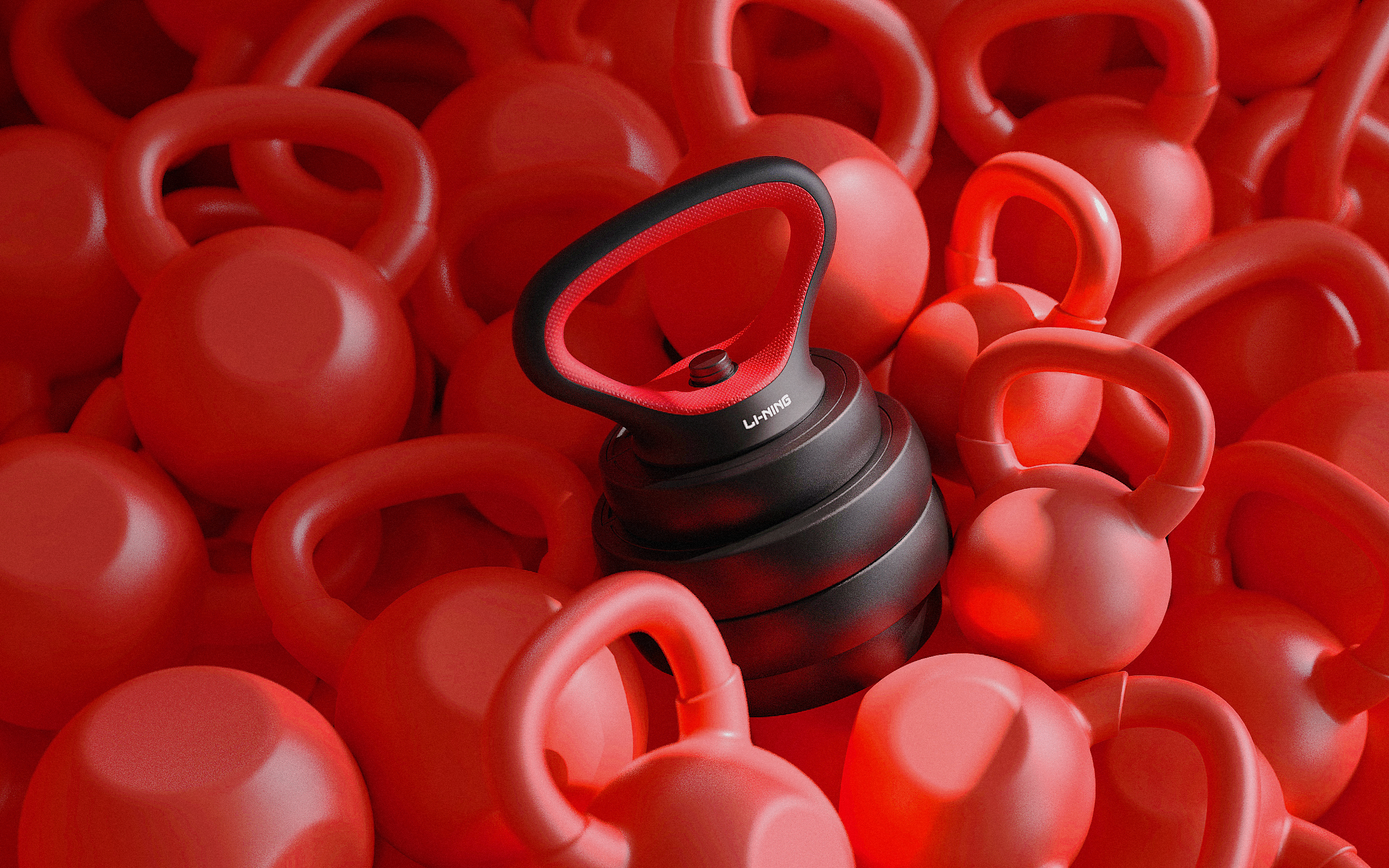 Health exercise，reduce weight，multi-function，Fitness Equipment，Li Ning, China，Kettlebell，barbell，dumbbell，