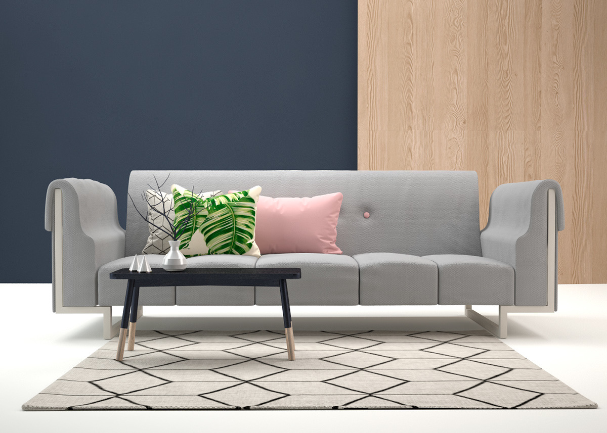 家居,家具,北欧,糖果色,沙发