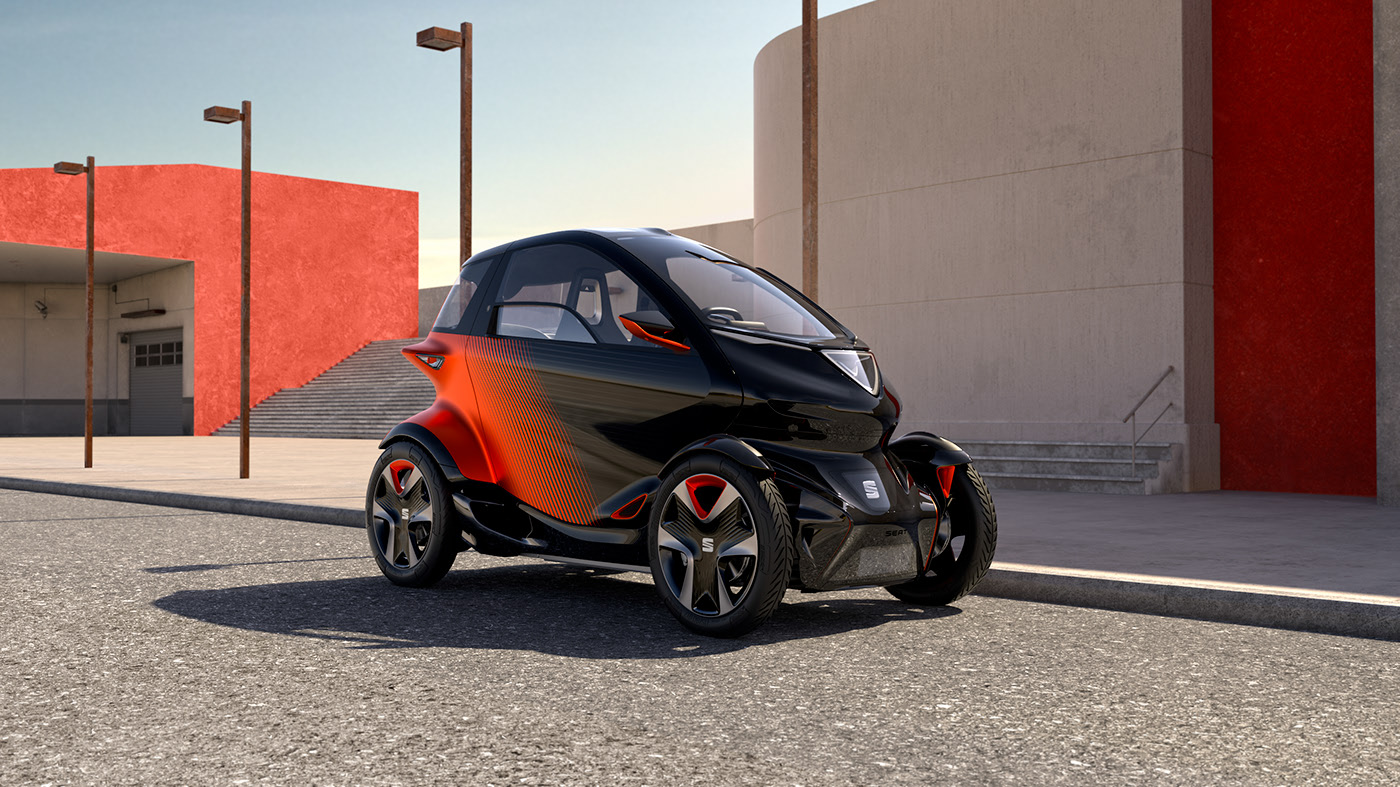 conceptual design，cgi，Electric scooter，motorcycle，