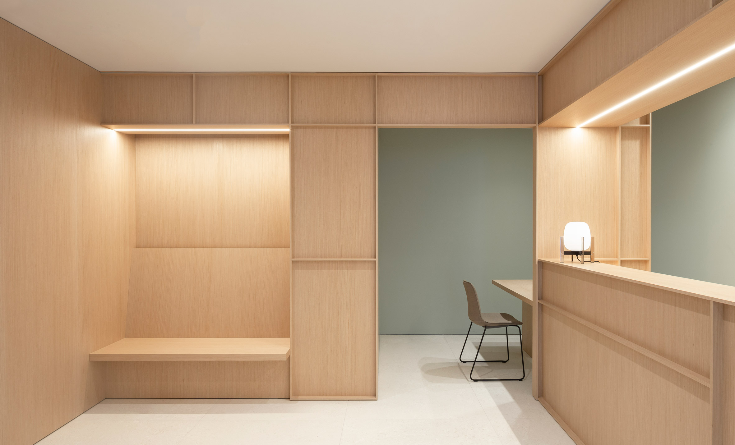 Minimalism，space design ，meditation，concept，clinic，