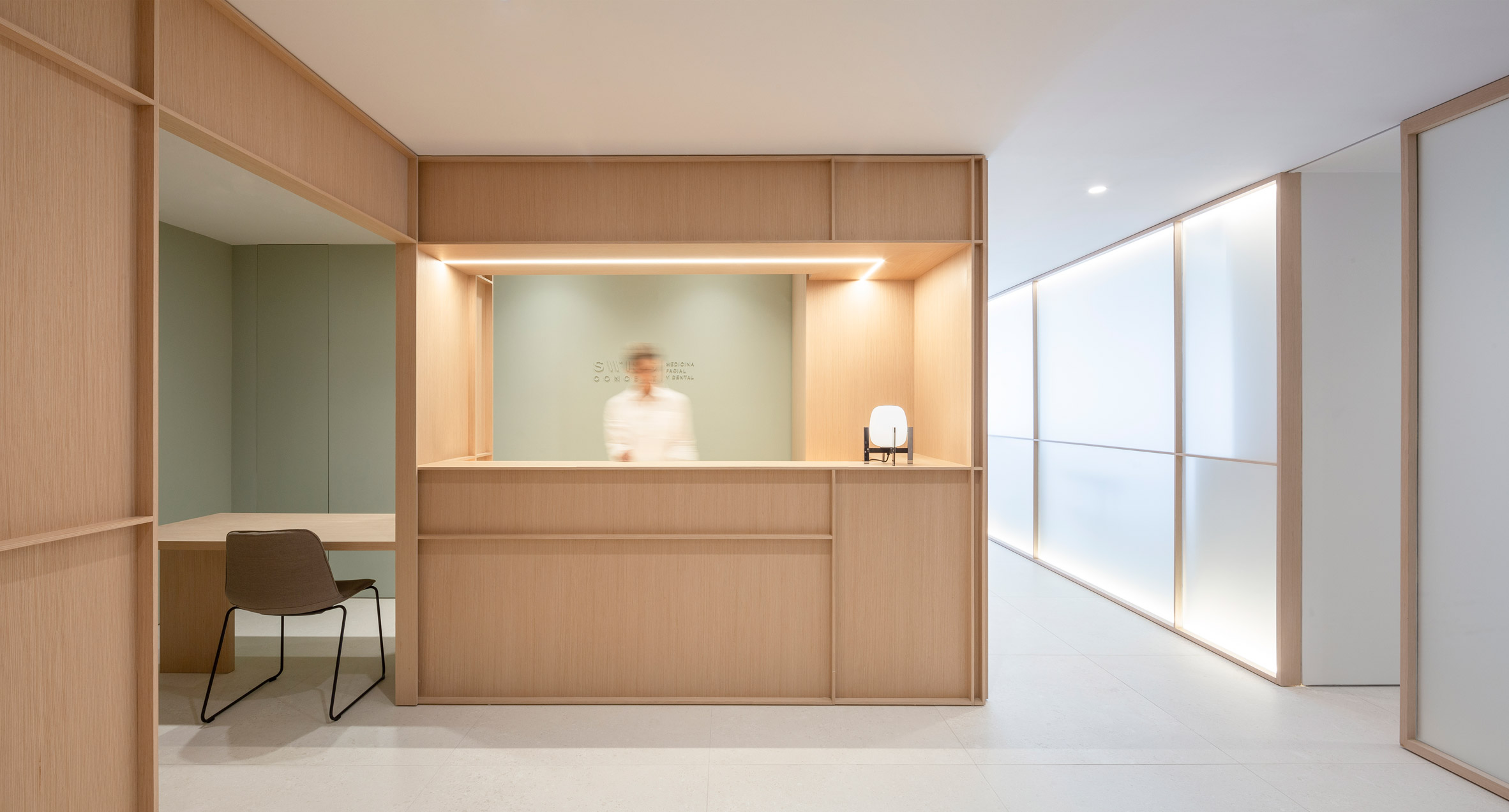 Minimalism，space design ，meditation，concept，clinic，