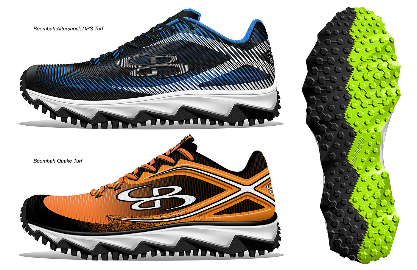 motion，Baseball shoes，BOOMBAH，