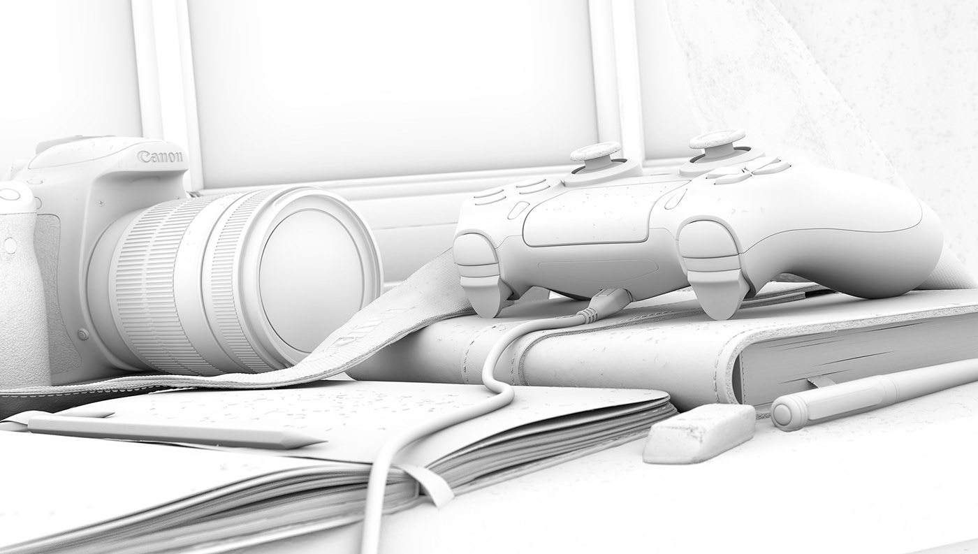 Render，modeling，Game handle，camera，Sunday，