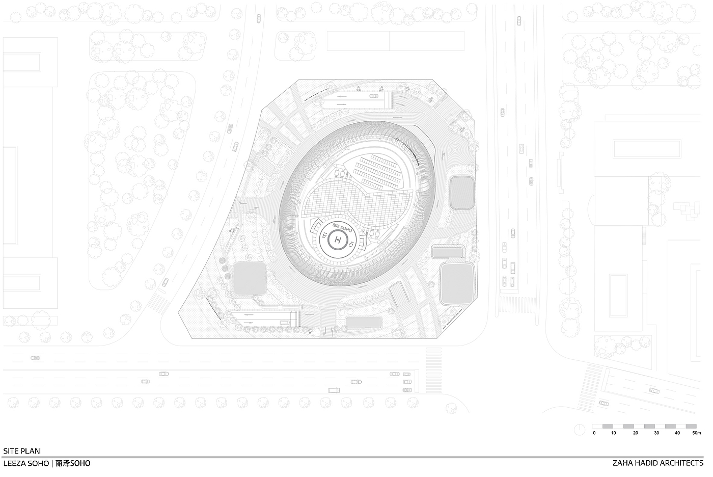 办公楼，Leeza Soho，写字楼，