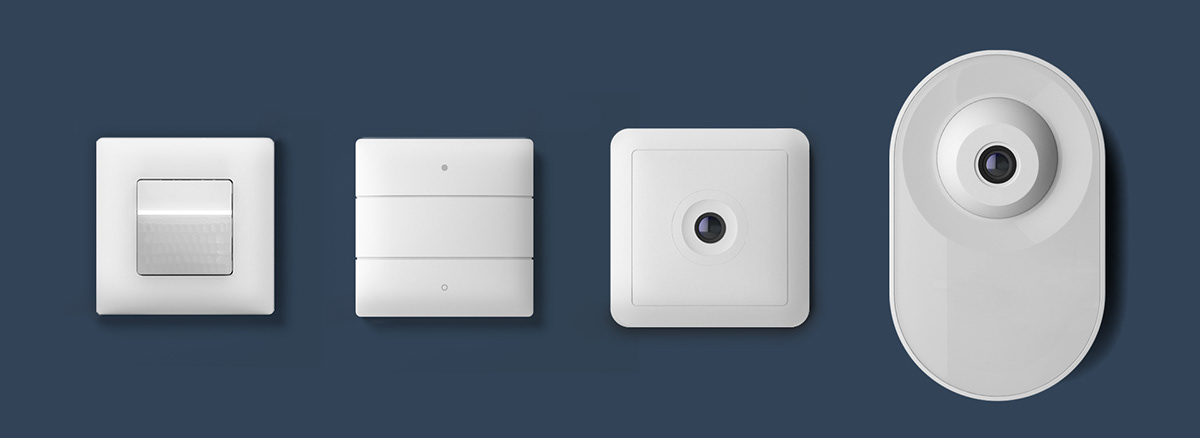 brand，Intelligent switch，Ion，KNX switch series，Smart home，