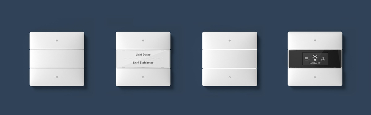 brand，Intelligent switch，Ion，KNX switch series，Smart home，