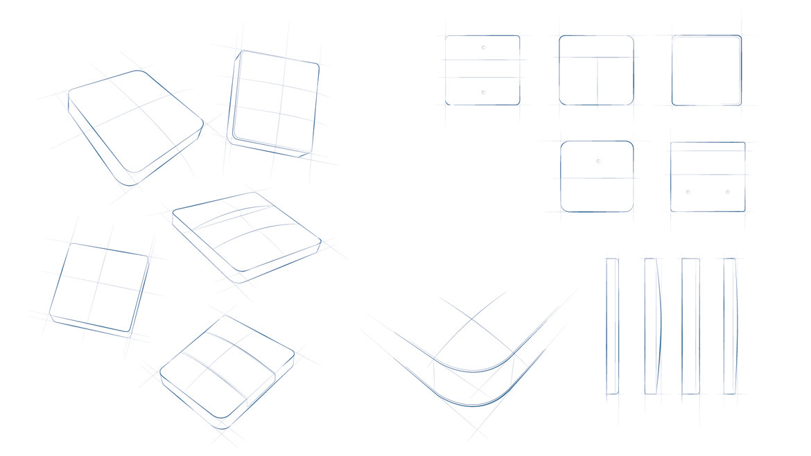 brand，Intelligent switch，Ion，KNX switch series，Smart home，
