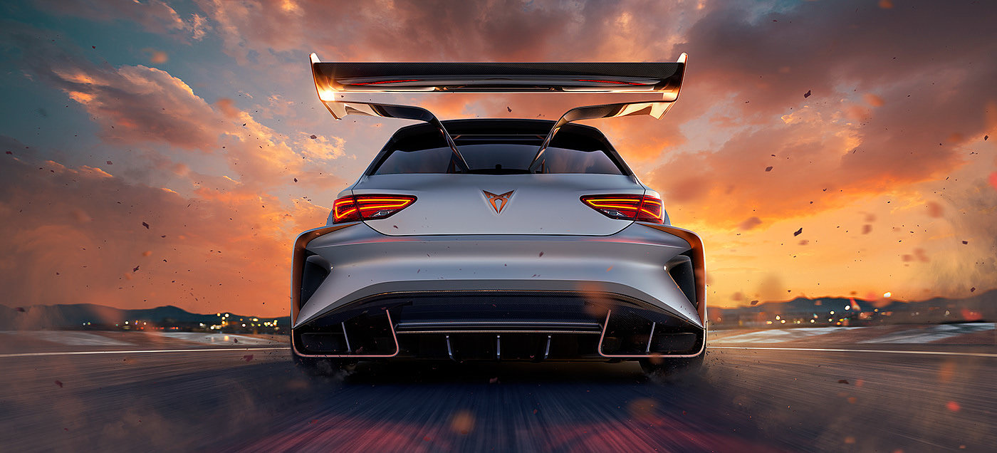 Electric，cgi，racing，