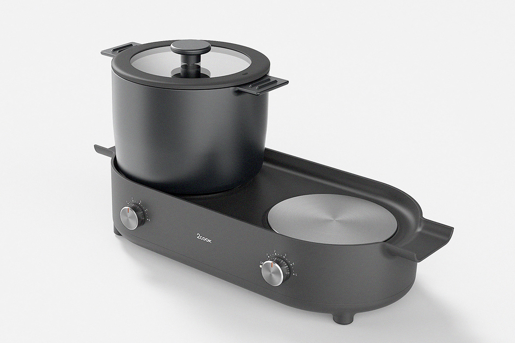 2Cook，Multifunctional pot，Cooking utensils，Simplicity，