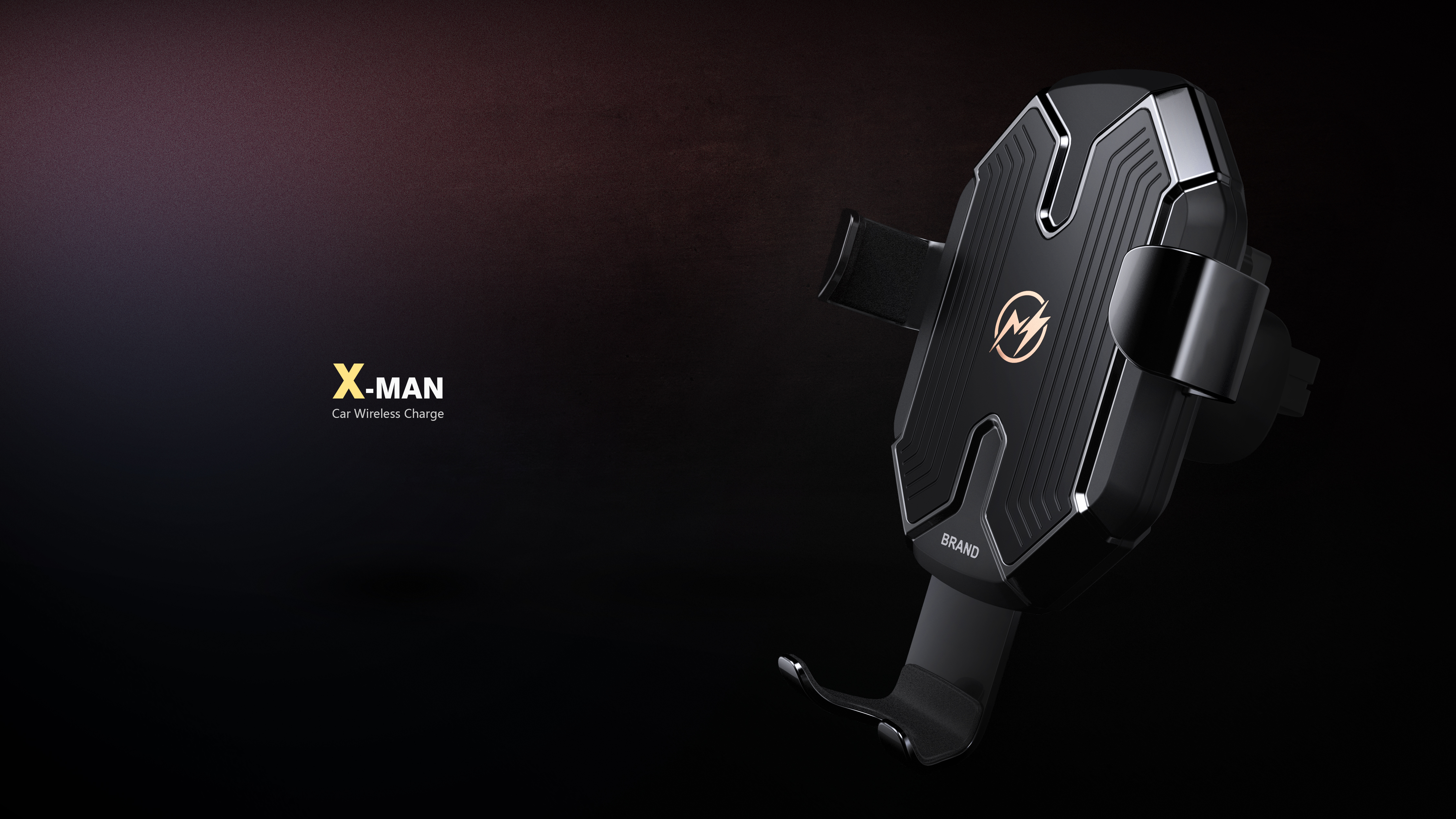 Wireless charging mobile phone bracket，