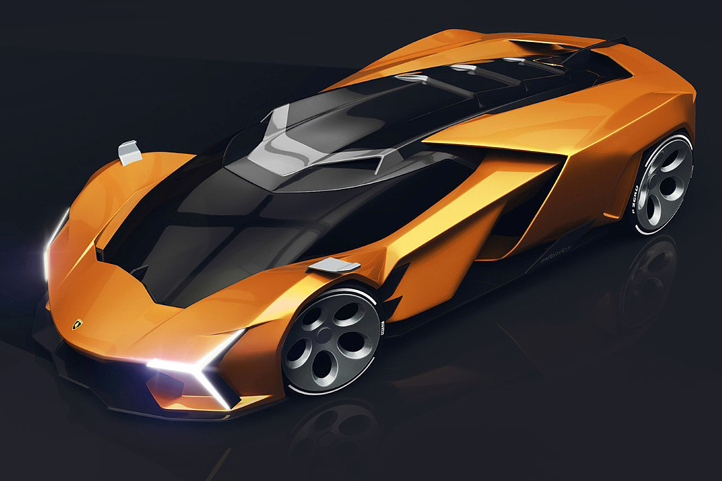 concept，Lamborghini，concept，Automobile design，