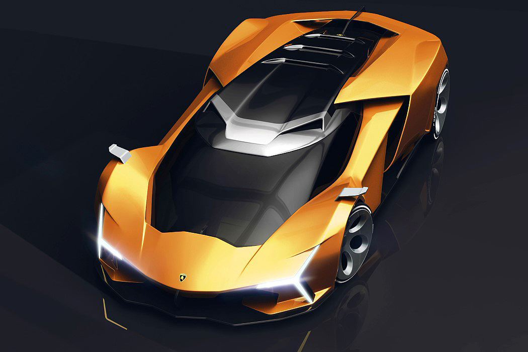 ConceptoX，兰博基尼，概念，汽车设计，