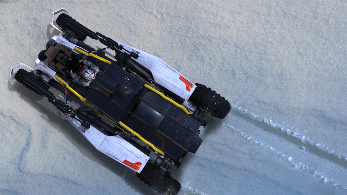 vehicle，vehicle，Polar car，patrol，Snipe，modeling，