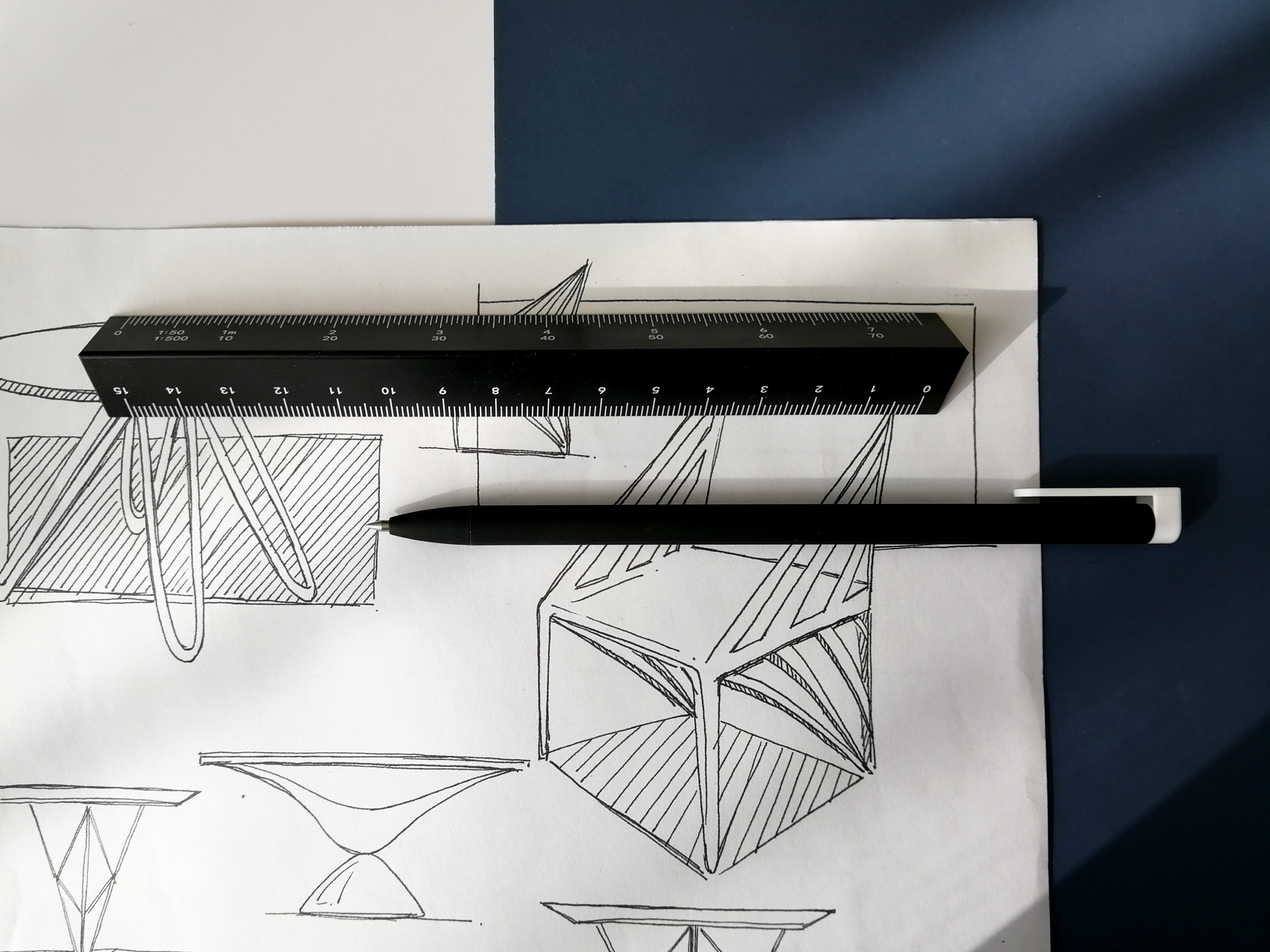 Office Supplies，Combination design，Ruler pen，Original design，