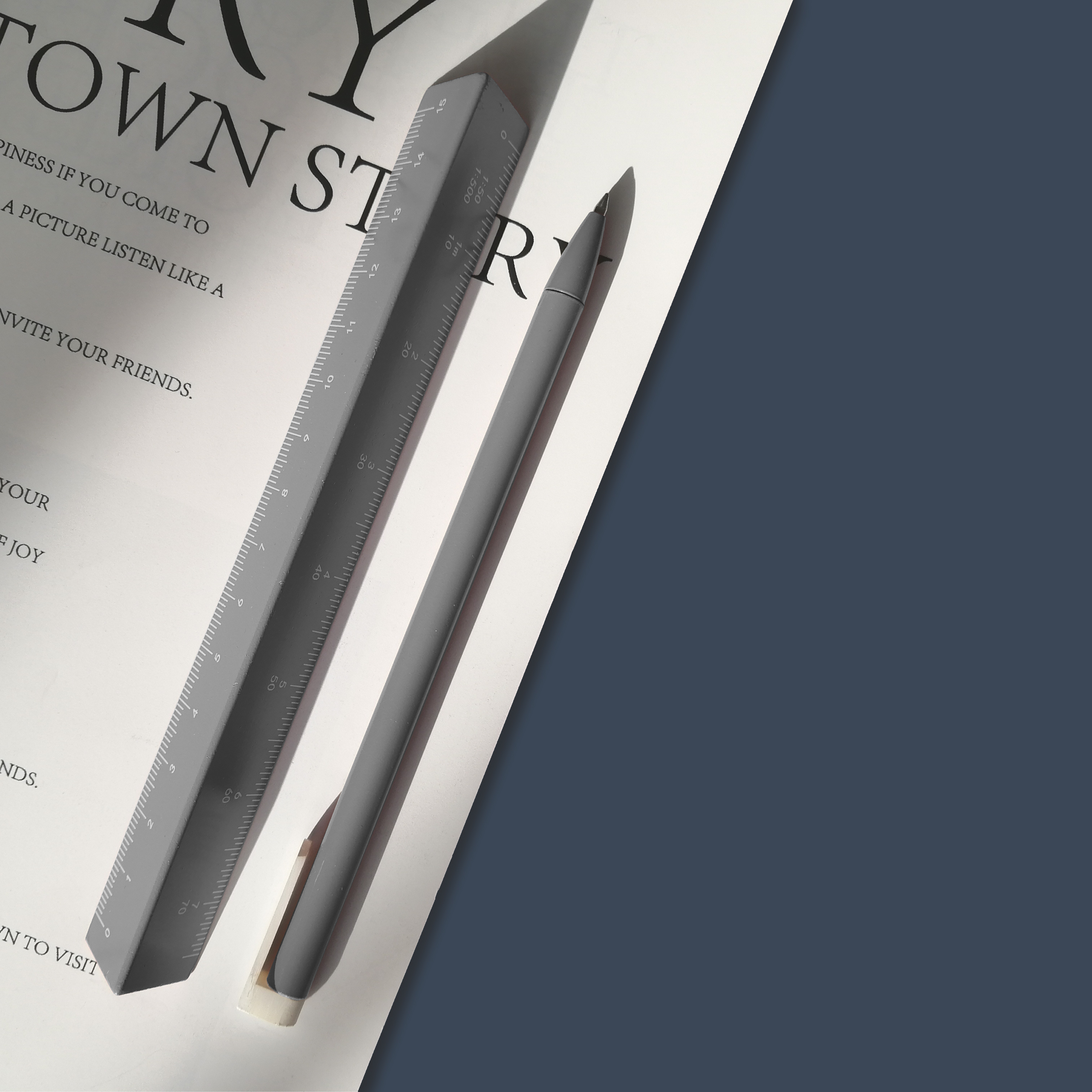 Office Supplies，Combination design，Ruler pen，Original design，