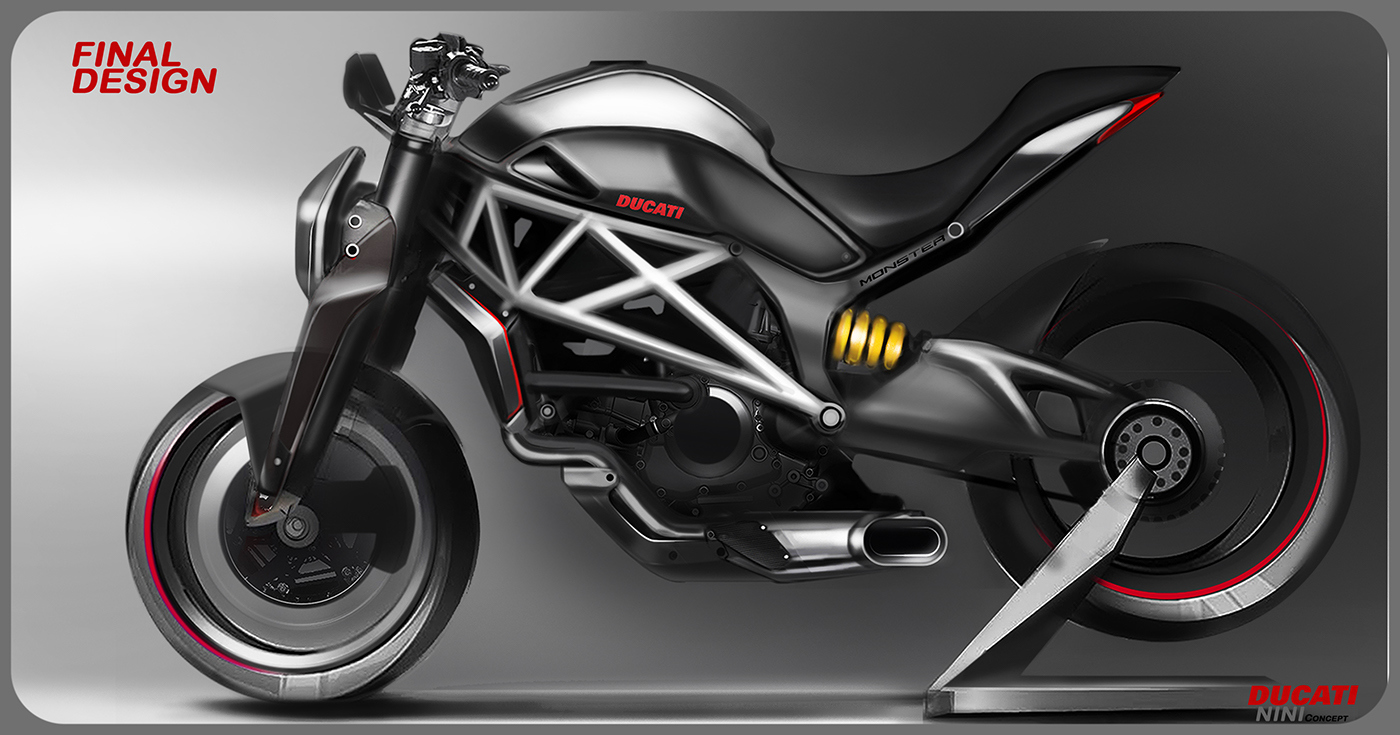 motorcycle，locomotive，Hand drawn，design sketch，bmw，Ducati，