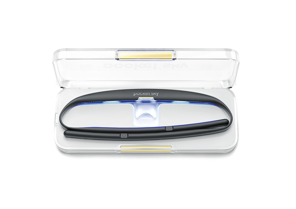 glasses，Pocket Sky，2019 red dot product design award，wearable devices ，