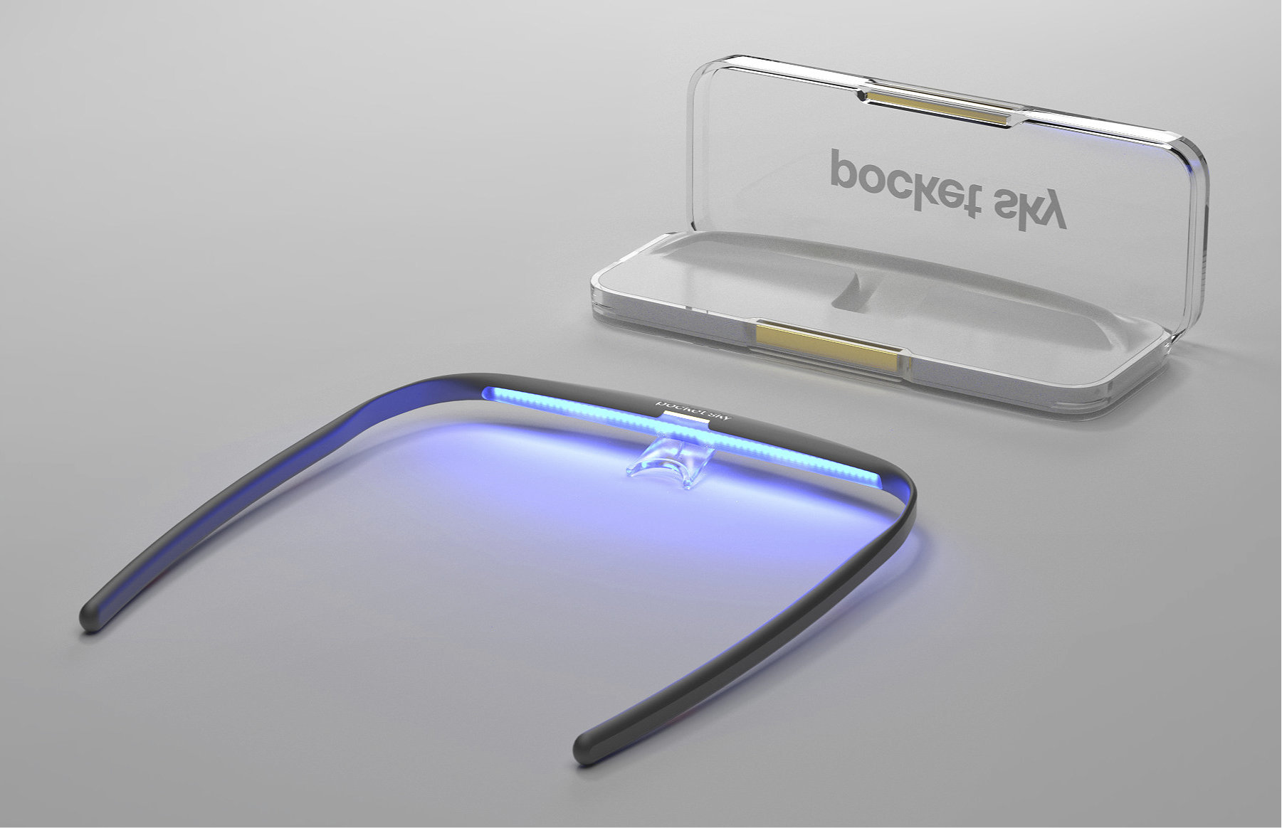 glasses，Pocket Sky，2019 red dot product design award，wearable devices ，