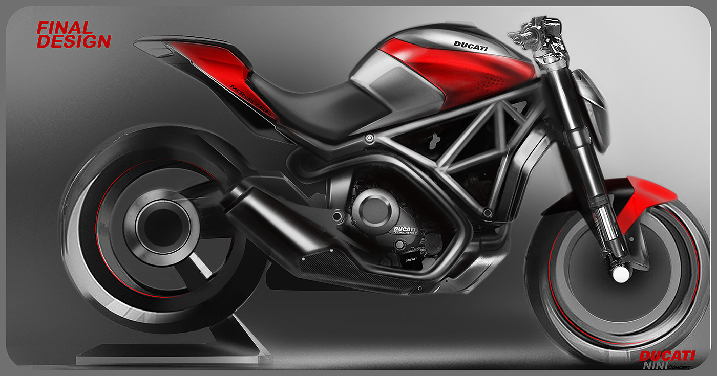 motorcycle，locomotive，Hand drawn，design sketch，bmw，Ducati，