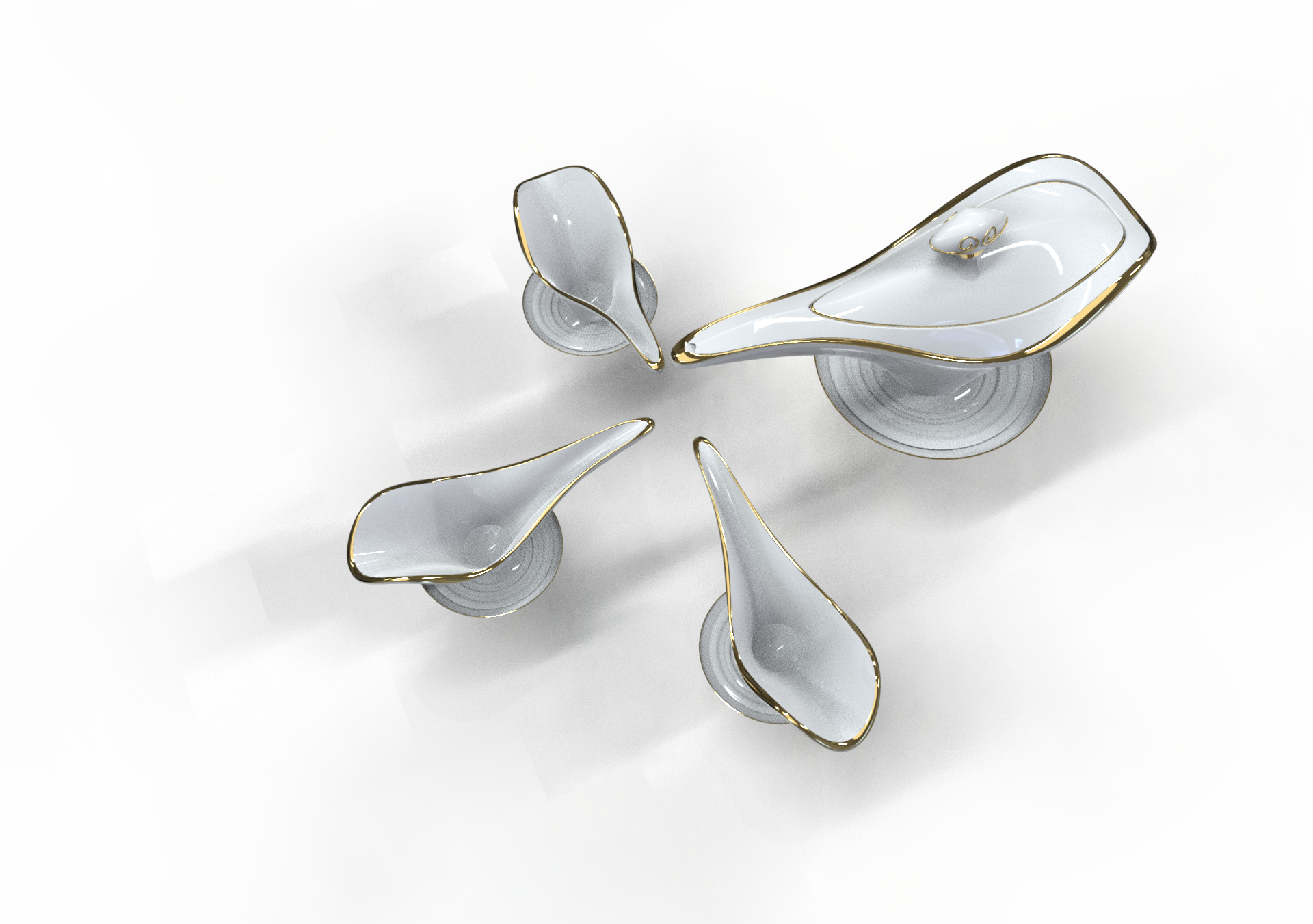 Cultural creation，Creative tea set，