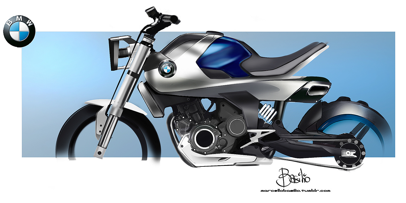 motorcycle，locomotive，Hand drawn，design sketch，bmw，Ducati，