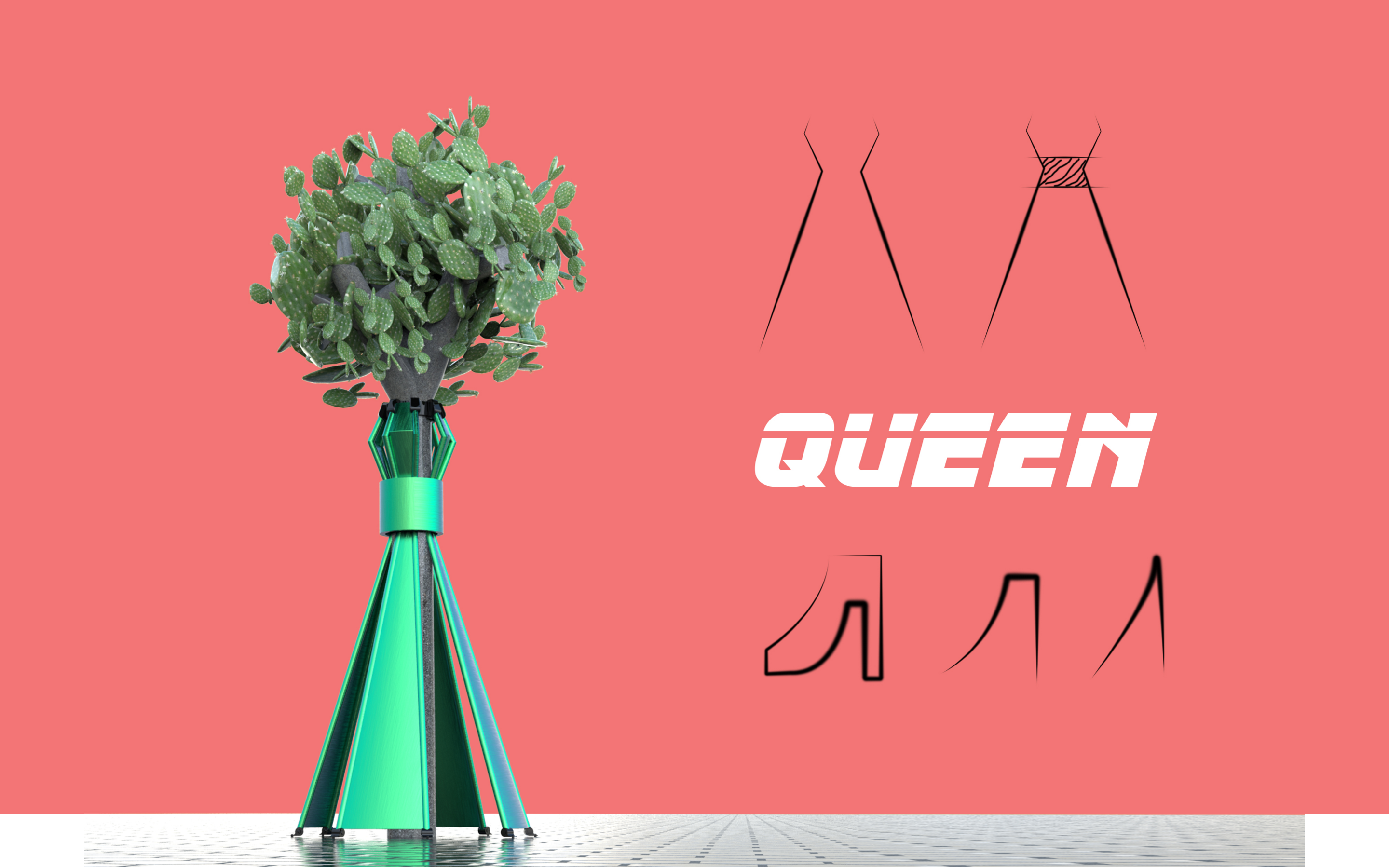 Design，originality，Bracket，cactus，