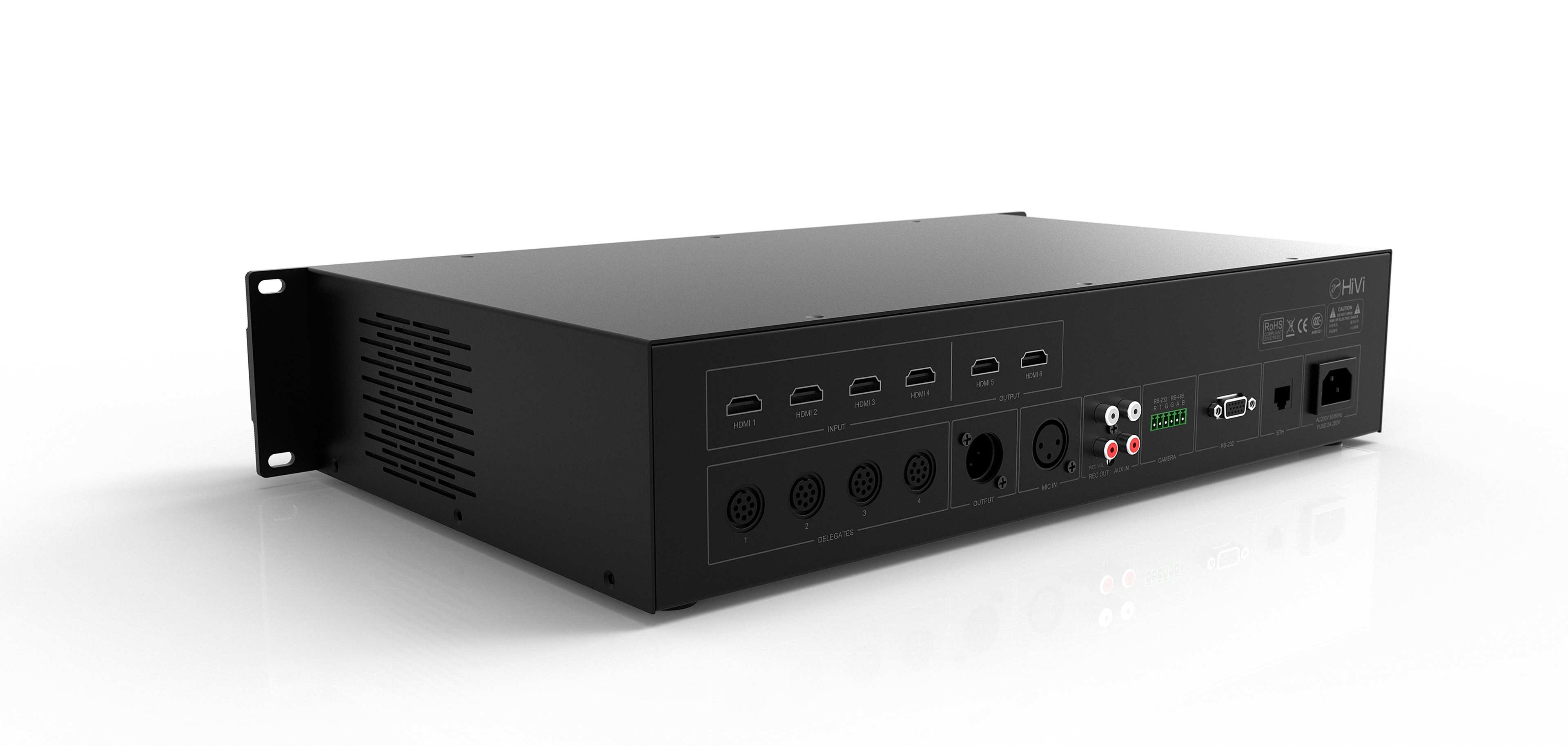 Power amplifier host, conference system, background machine，