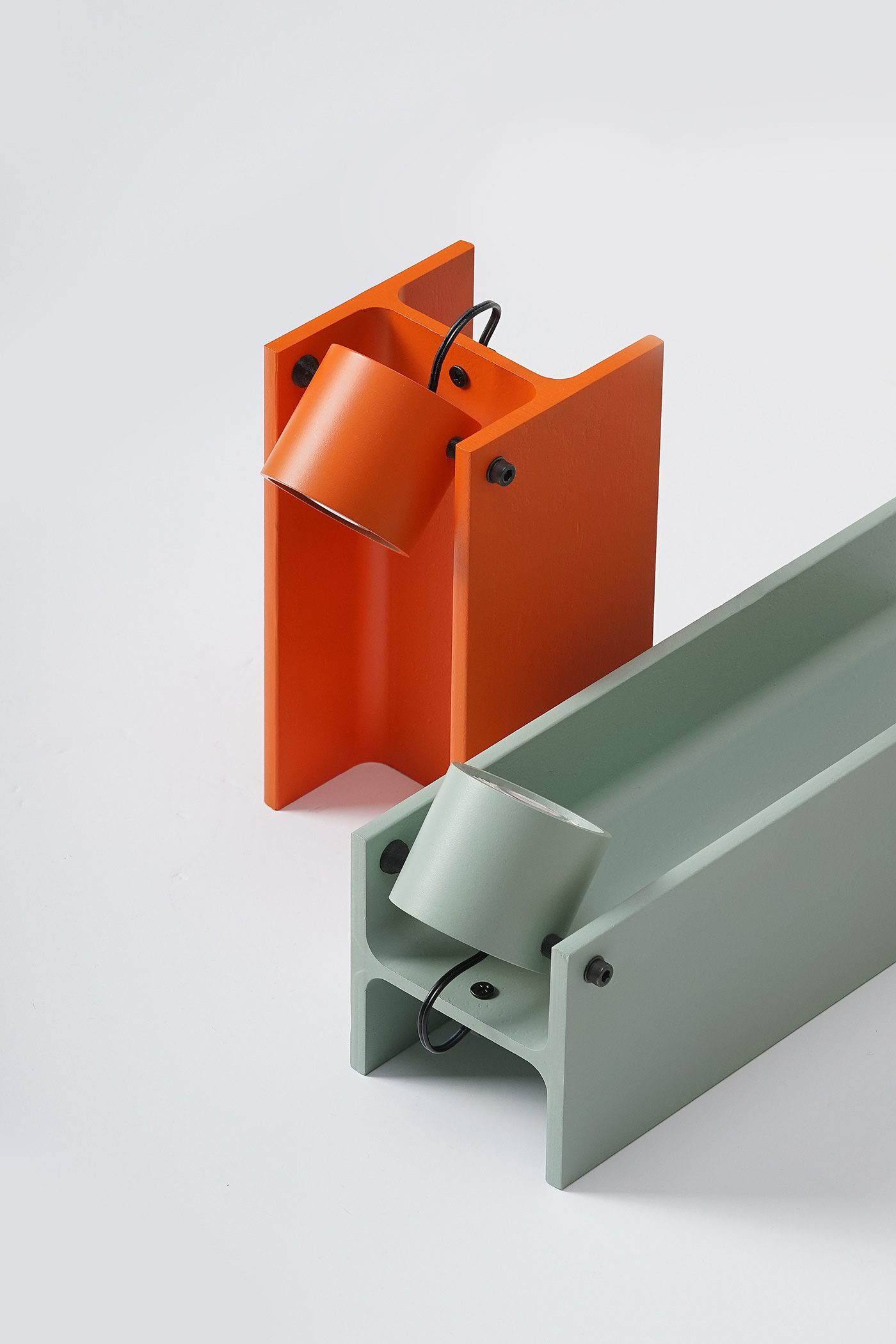 Desk lamp，base，H-beam Lamp，