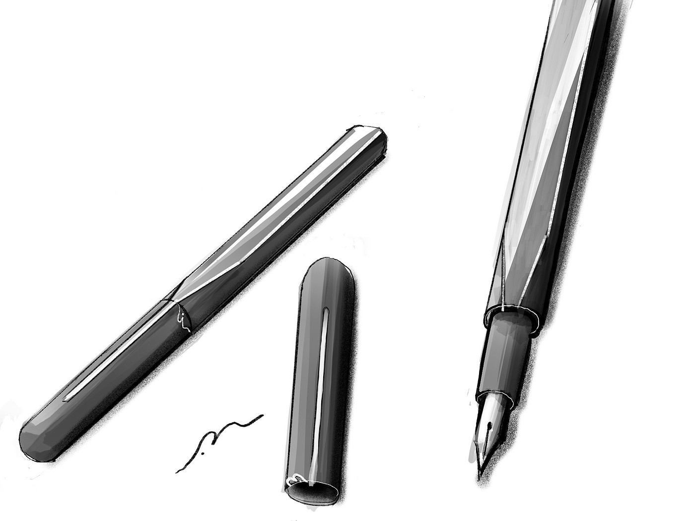 n9，原创，产品设计，钢笔，中国风，礼品，