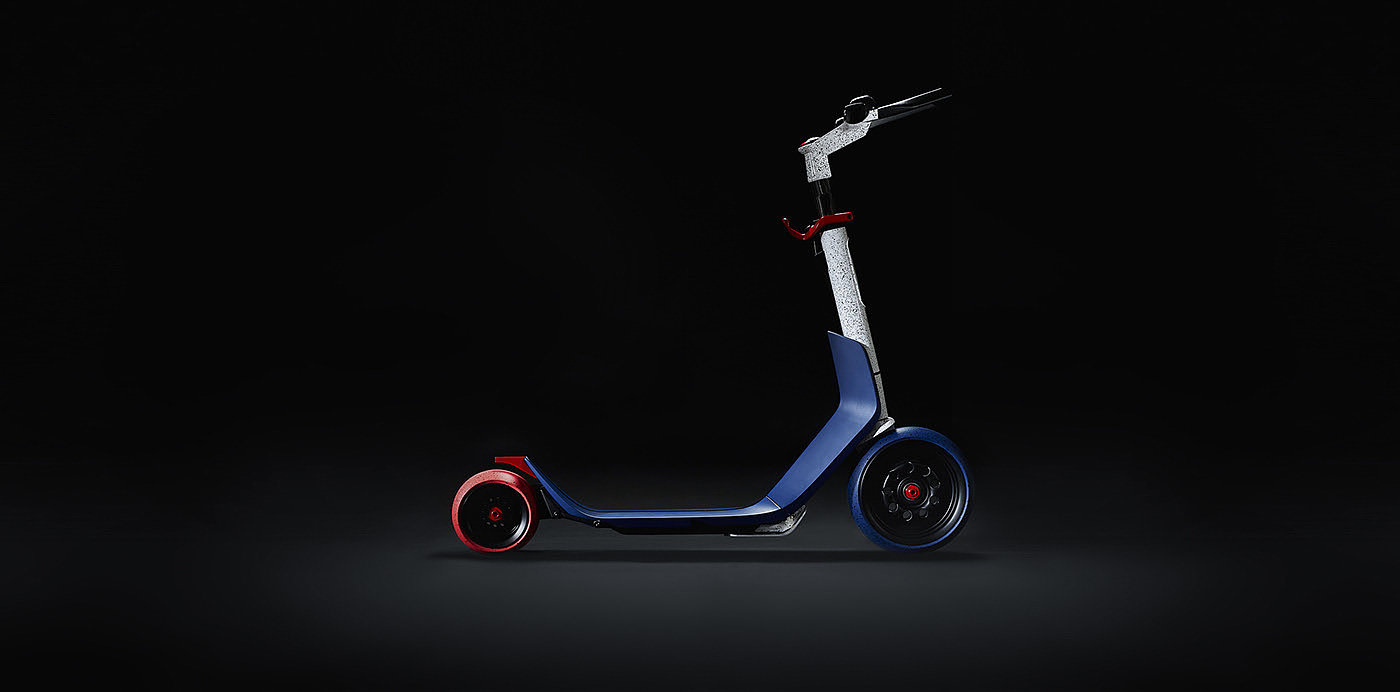 NITRO TT，Render，Modeling design，Scooter，