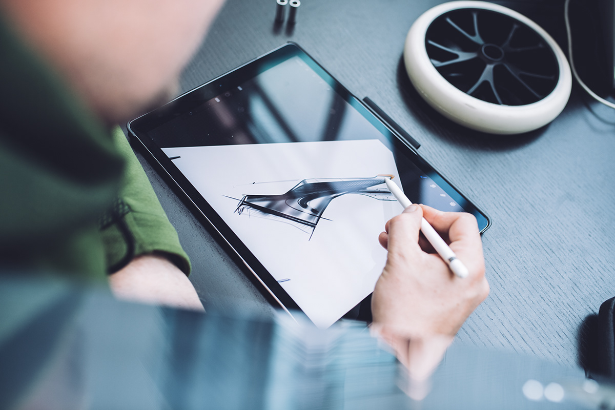 NITRO TT，Render，Modeling design，Scooter，