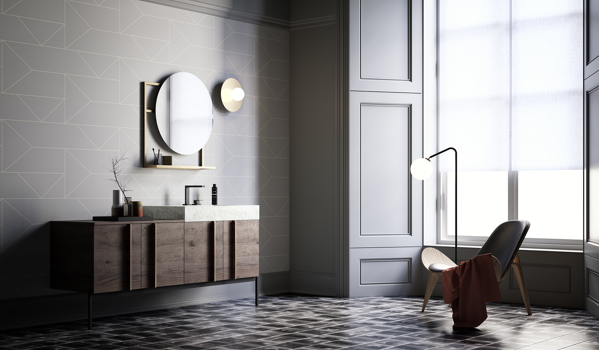 house，home decoration design，industrial design，Hidero bathroom furniture，residence，