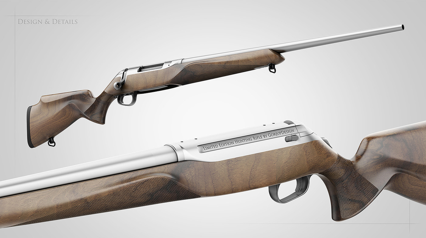 gun，industrial design，High end rifle，Limited edition shotgun，