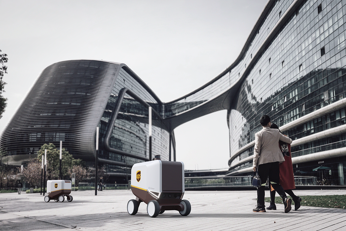 Autonomous，Delivery，robot，Eliport，