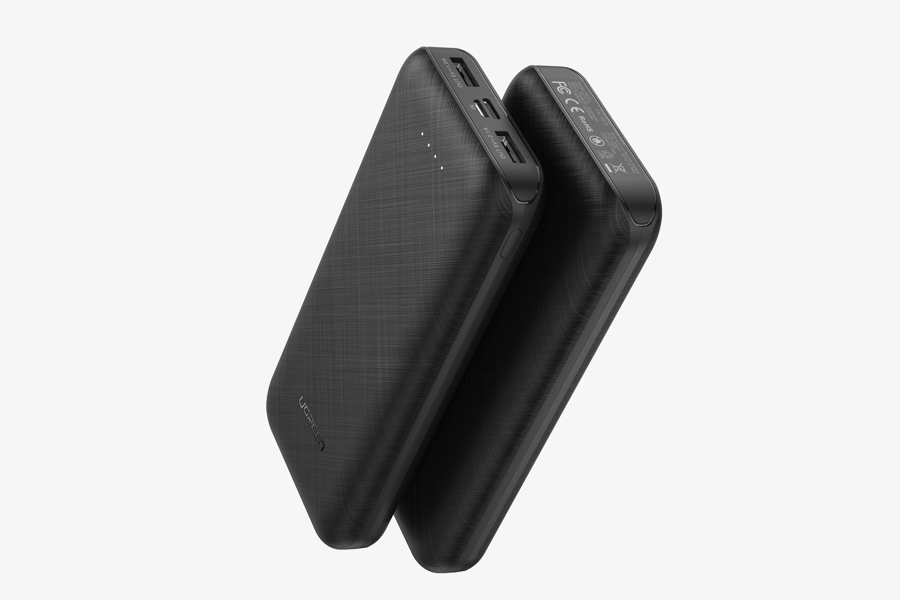 Green couplet，portable source，Car charger，Product rendering，keyshot，