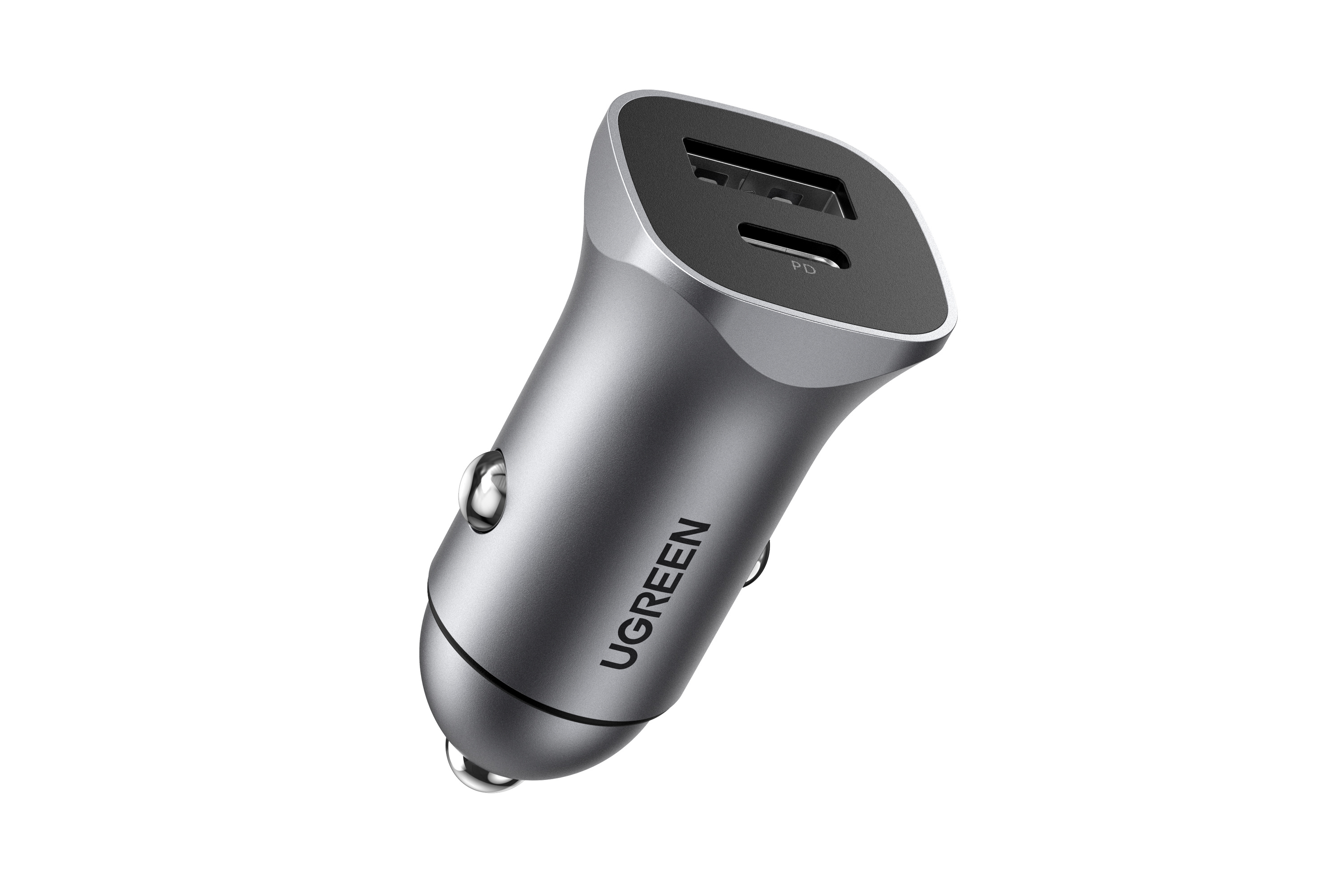 Green couplet，portable source，Car charger，Product rendering，keyshot，