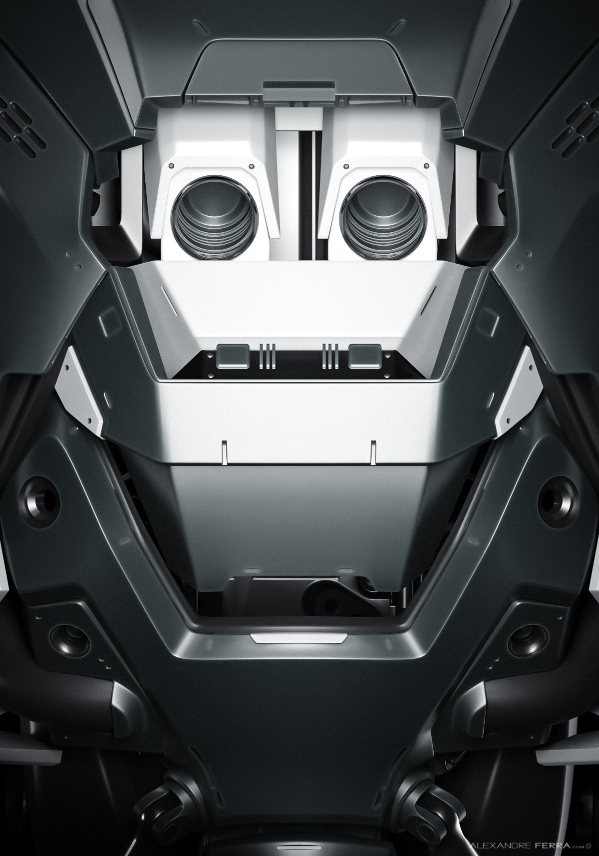 Metal，c4d，robot，Robot Brunch，