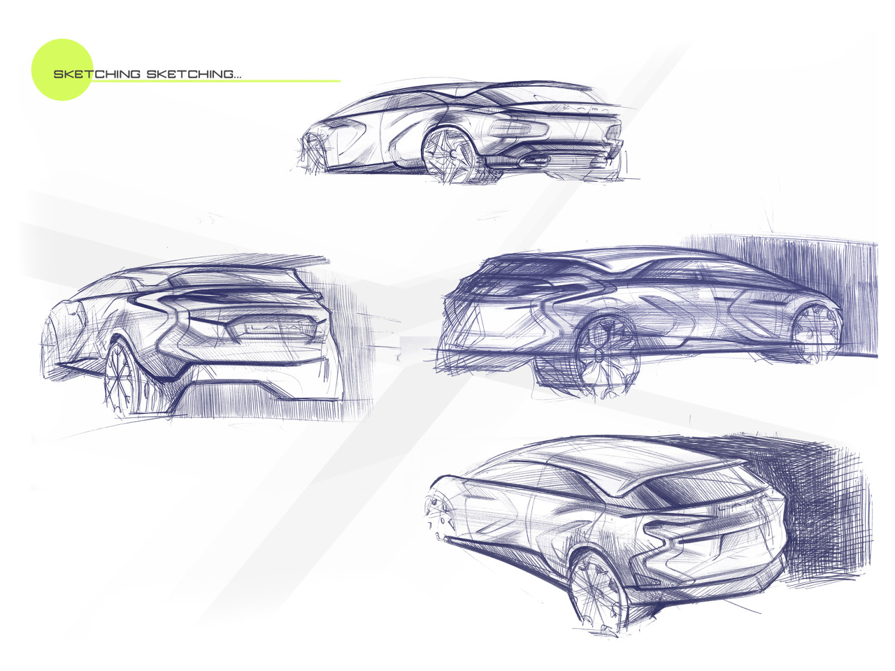 Ilya Razumov，Hand drawn，Automobile design，