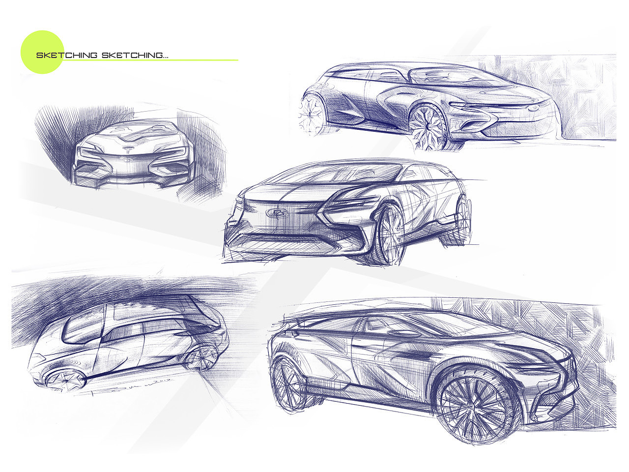 Ilya Razumov，Hand drawn，Automobile design，