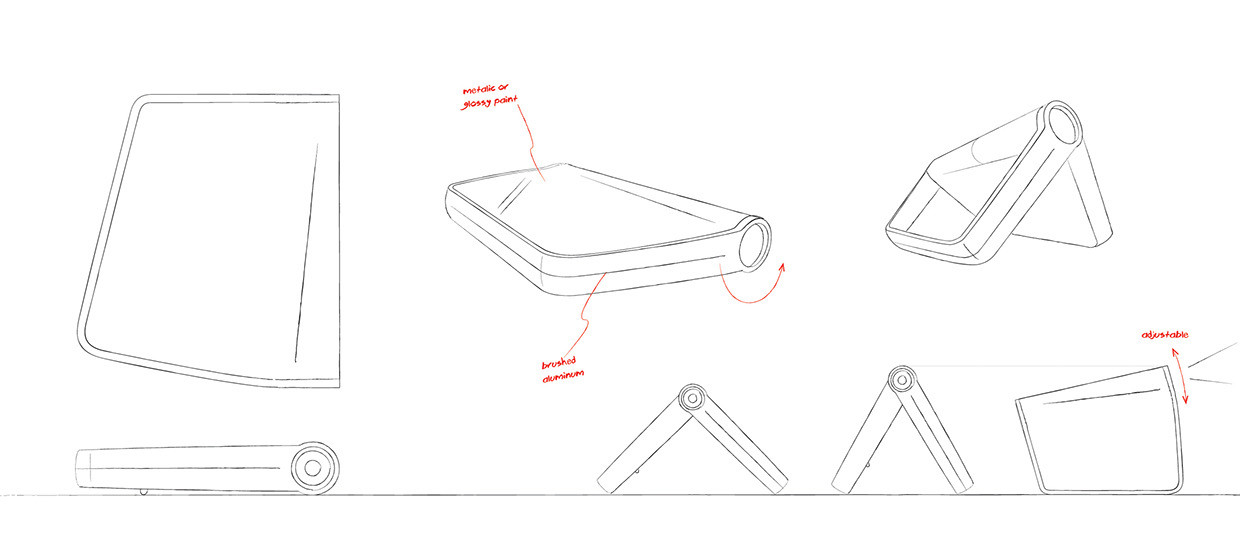 Reprint，industrial design，product design，Projector，wifi，