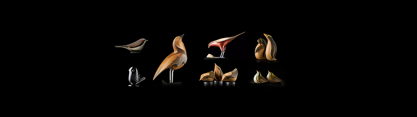 lamp，bird，loudspeaker box，