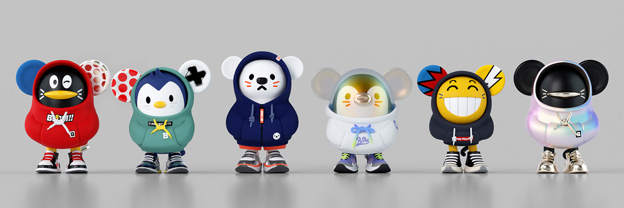 Year of the rat，qq，Doll，Tide play，