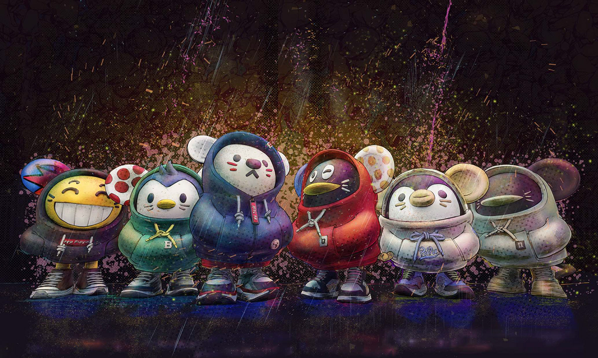 Year of the rat，qq，Doll，Tide play，