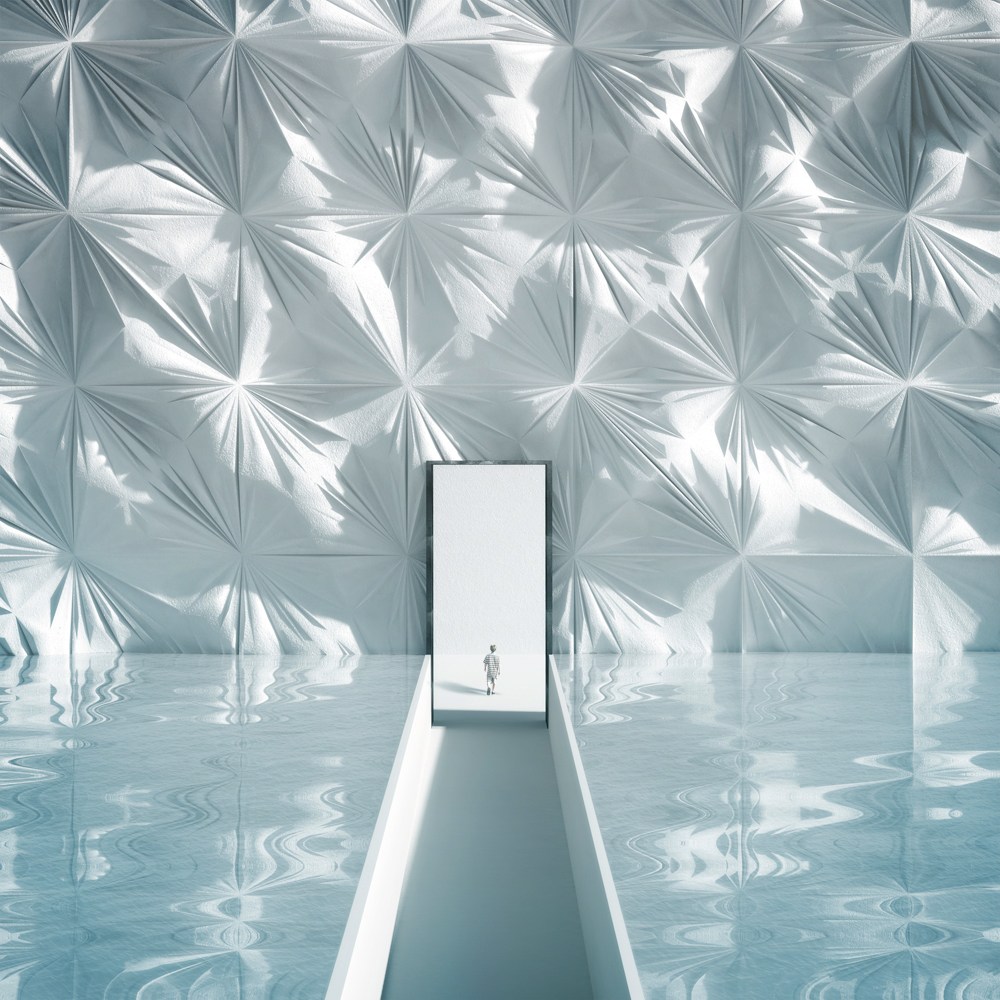 geometry，Minimalism，surrealistic，