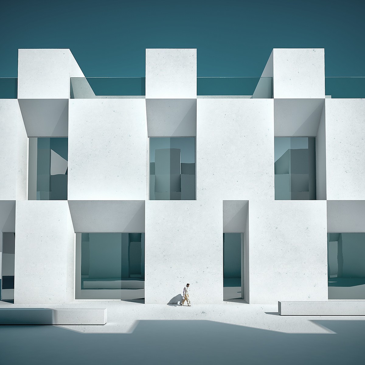 geometry，Minimalism，surrealistic，